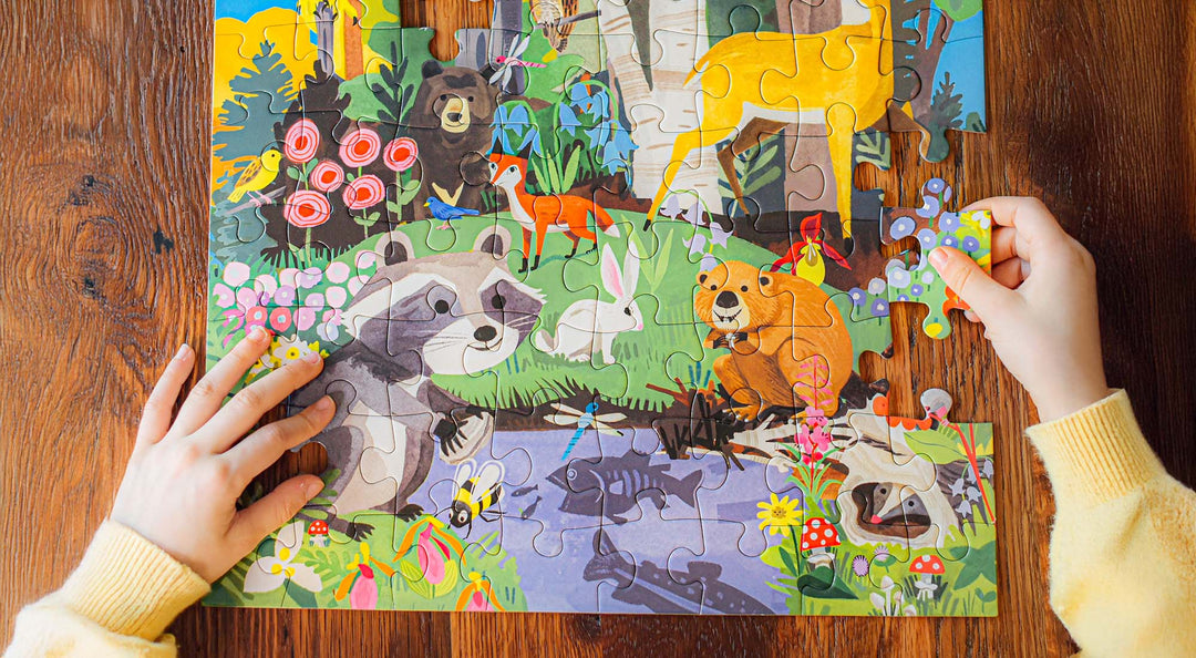 Woodland themed puzzle.