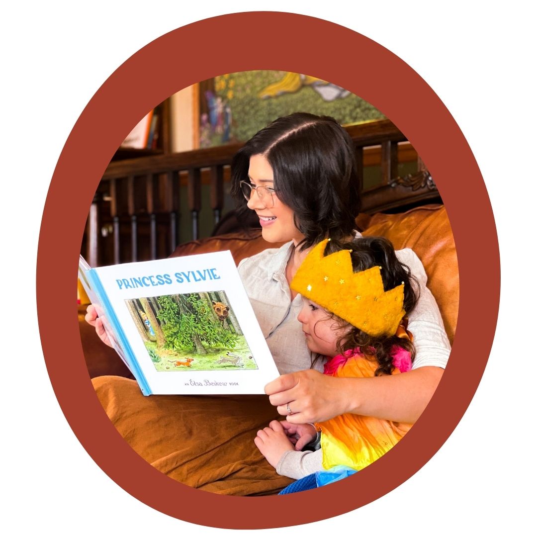Books for Children - Mother reading a book a child