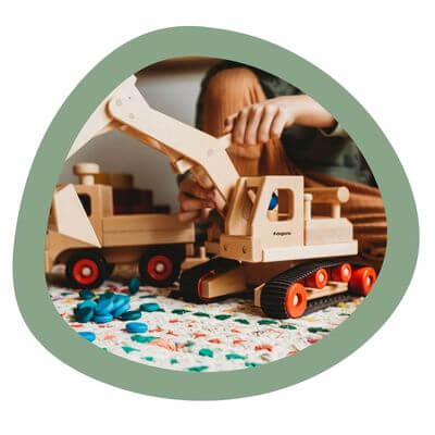 Fagus wooden toys.