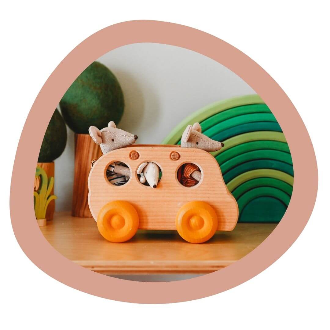Maileg Toys in a playroom.