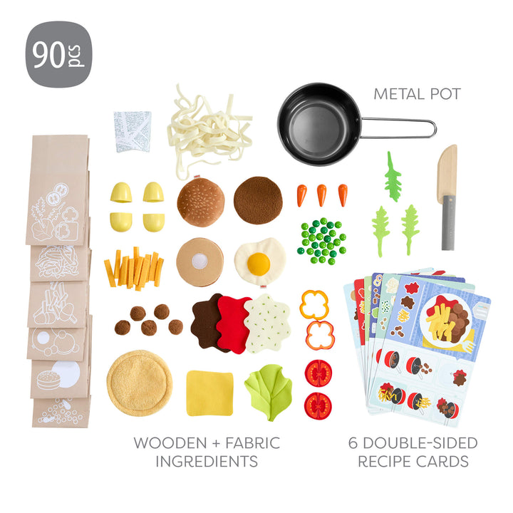 HABA - Creative Play Fresh Box - Play Food Meal Kit - Bella Luna Toys