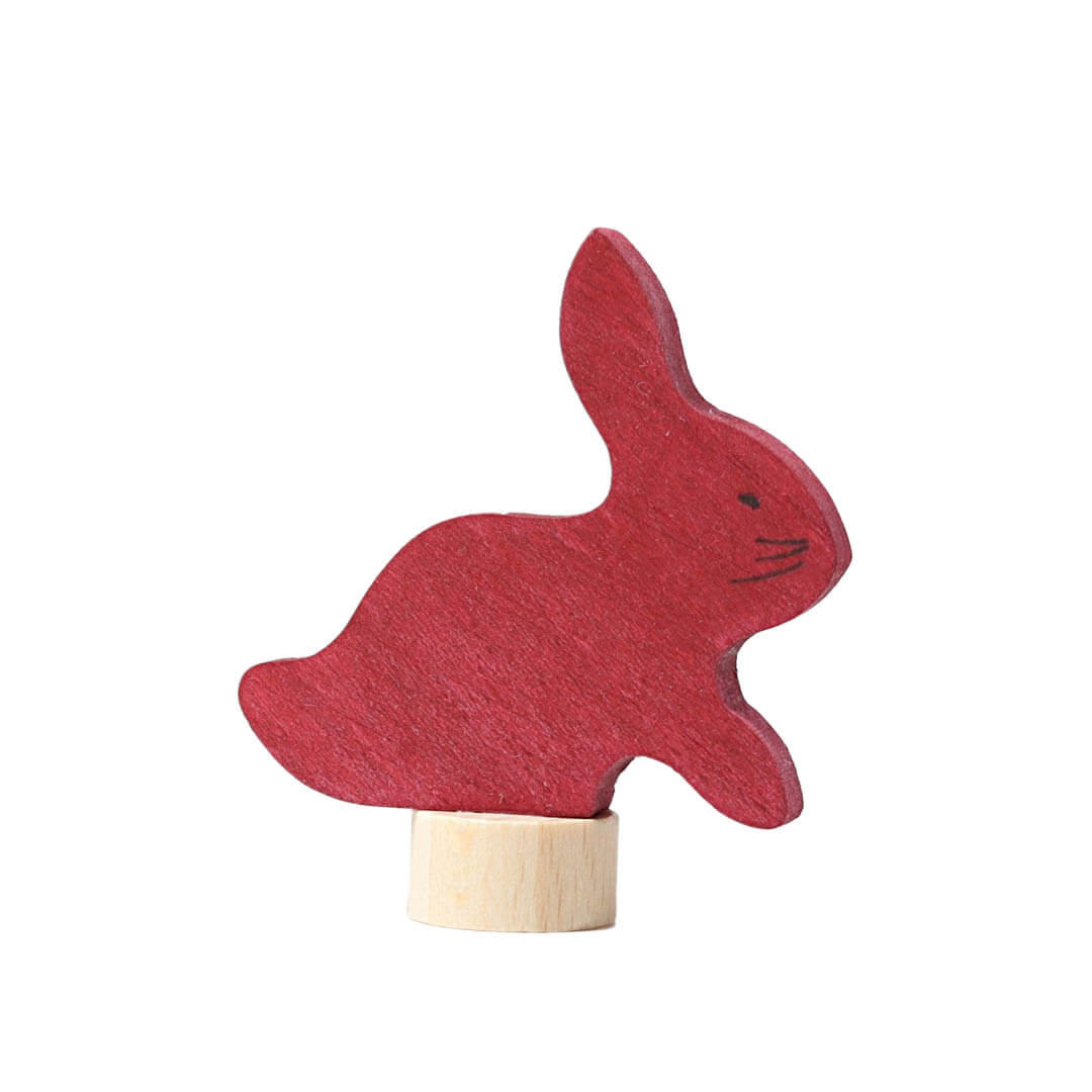 Grimms Spiel & Holz, Birthday Ring Decoration, Bunny Rabbit