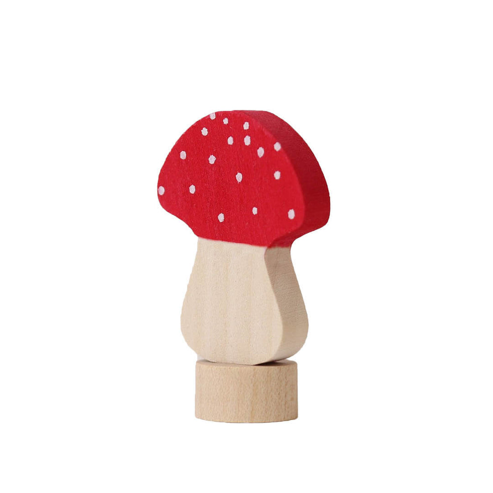 Grimms Decorative Figure Fly Agaric- Waldorf Birthday Ring- Bella Luna toys