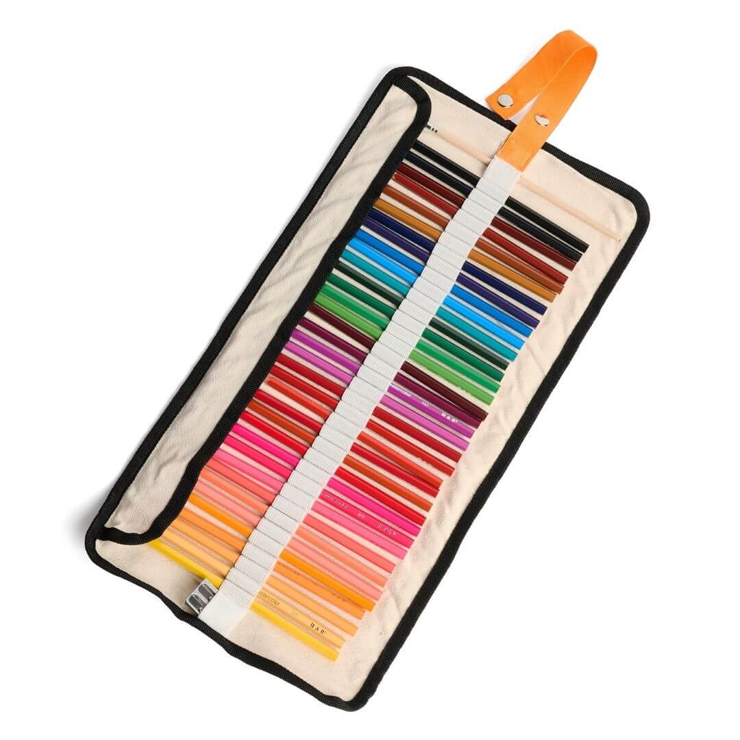 Eco-Kids - Watercolor Pencils with Canvas Rollup - Bella Luna Toys