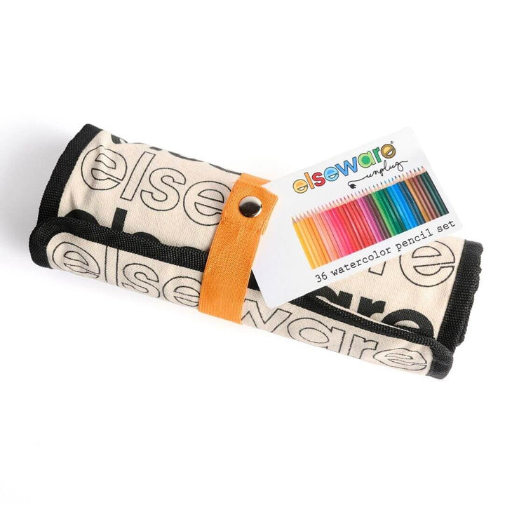 Eco-Kids - Watercolor Pencils with Canvas Rollup - Bella Luna Toys