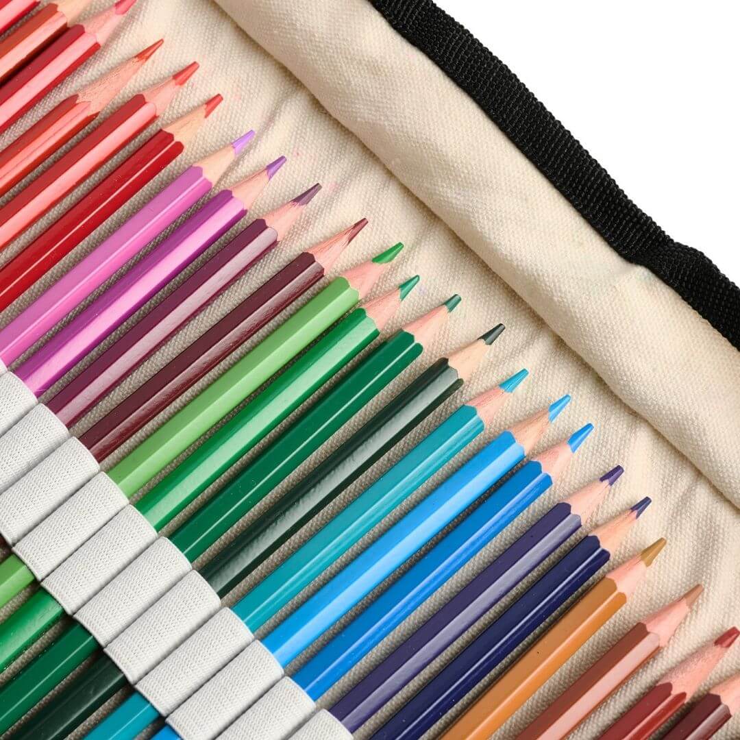 Eco-Kids - Watercolor Pencils with Canvas Rollup - Bella Luna Toys