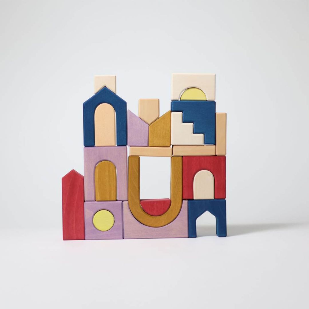 Grimm's Spiel & Holz - Tiny Art Building Set - Panorama - Bella Luna Toys