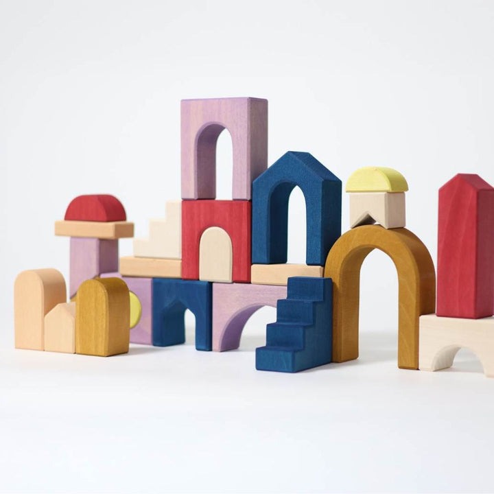 Grimm's Spiel & Holz - Tiny Art Building Set - Panorama - Bella Luna Toys