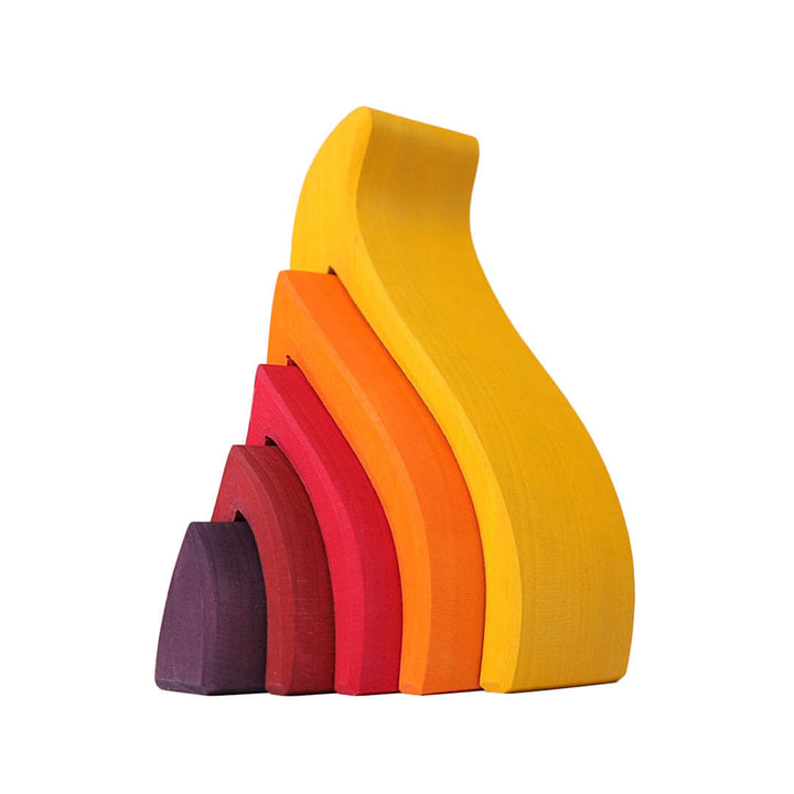 Grimm's Elements Nesting Blocks - Fire