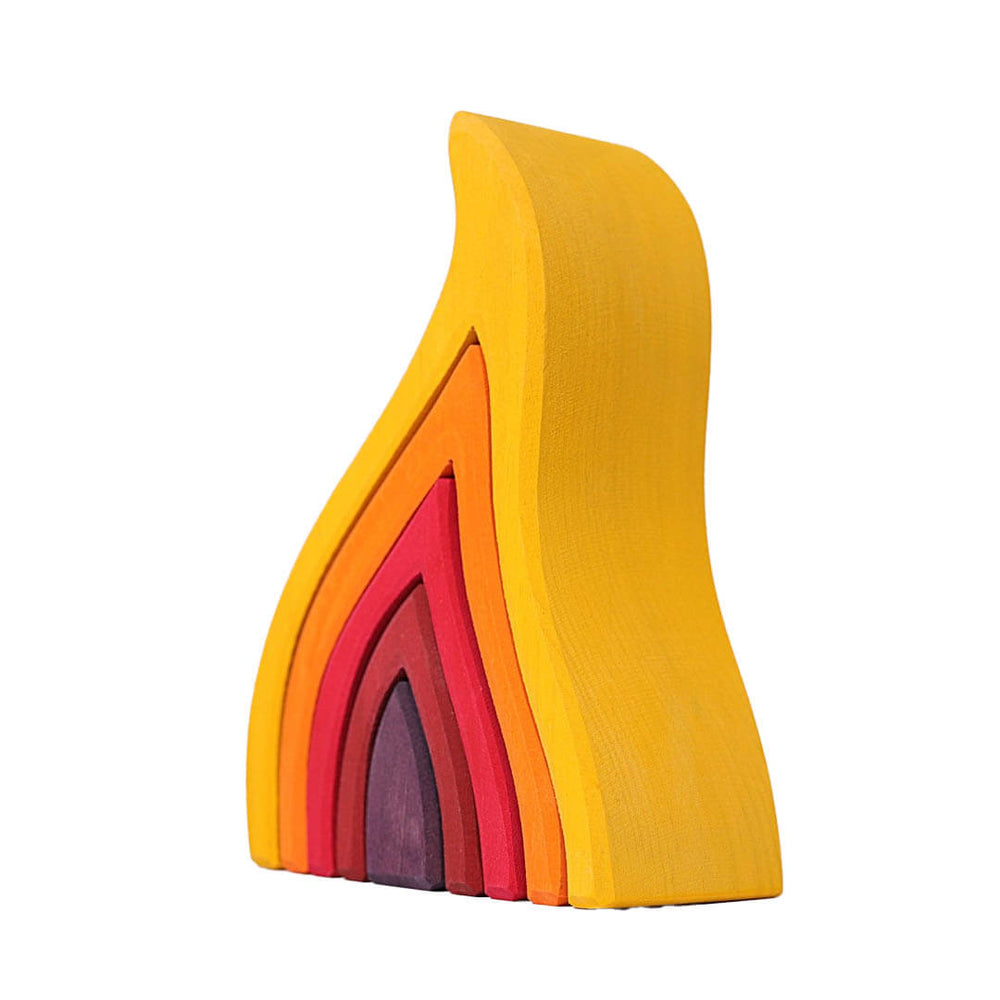 Grimm's Elements Nesting Blocks - Fire