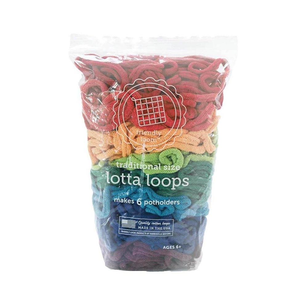 Harrisville Designs - Lotta Loops - Bright - Potholder Loom | Bella Luna Toys