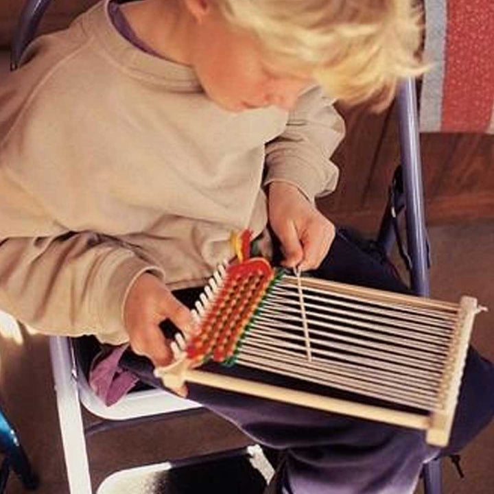 Peg Loom in use.
