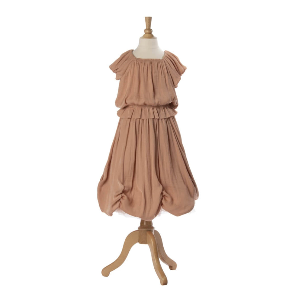 Maileg pink princess skirt on a white background