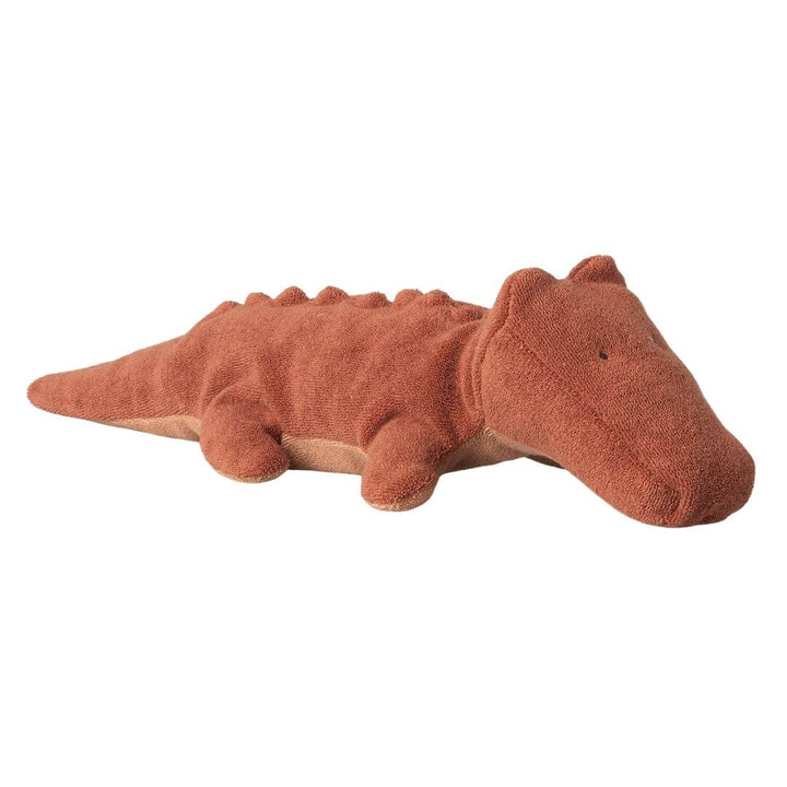Maileg -  Discover the Maileg Safari Friends Crocodile—a soft, huggable plush available in three colors. A charming companion for imaginative play, nursery decor, and everyday adventures in vintage rose - Bella Luna Toys