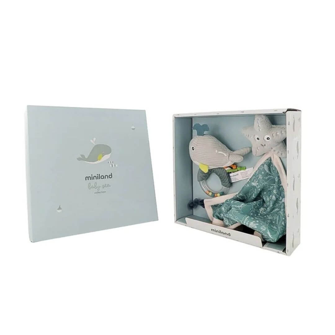 Miniland - Ocean-Themed Baby Gift Set - Bella Luna Toys