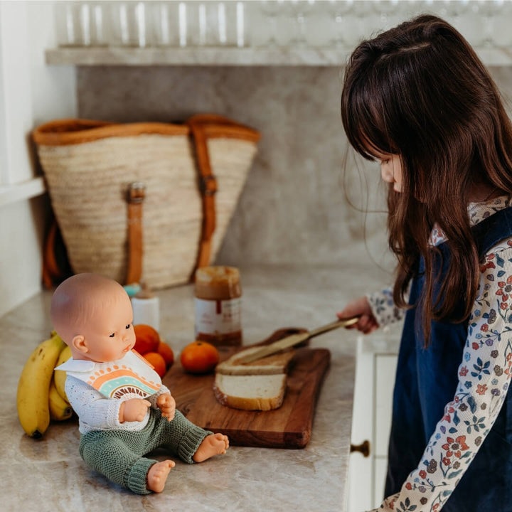 Miniland - Wooden Doll Feeding Set - Bella Luna Toys