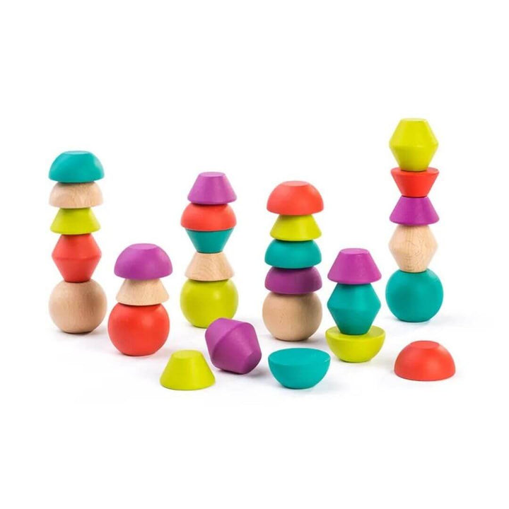 Miniland - Miniland Wooden Towering Beads - Bella Luna Toys