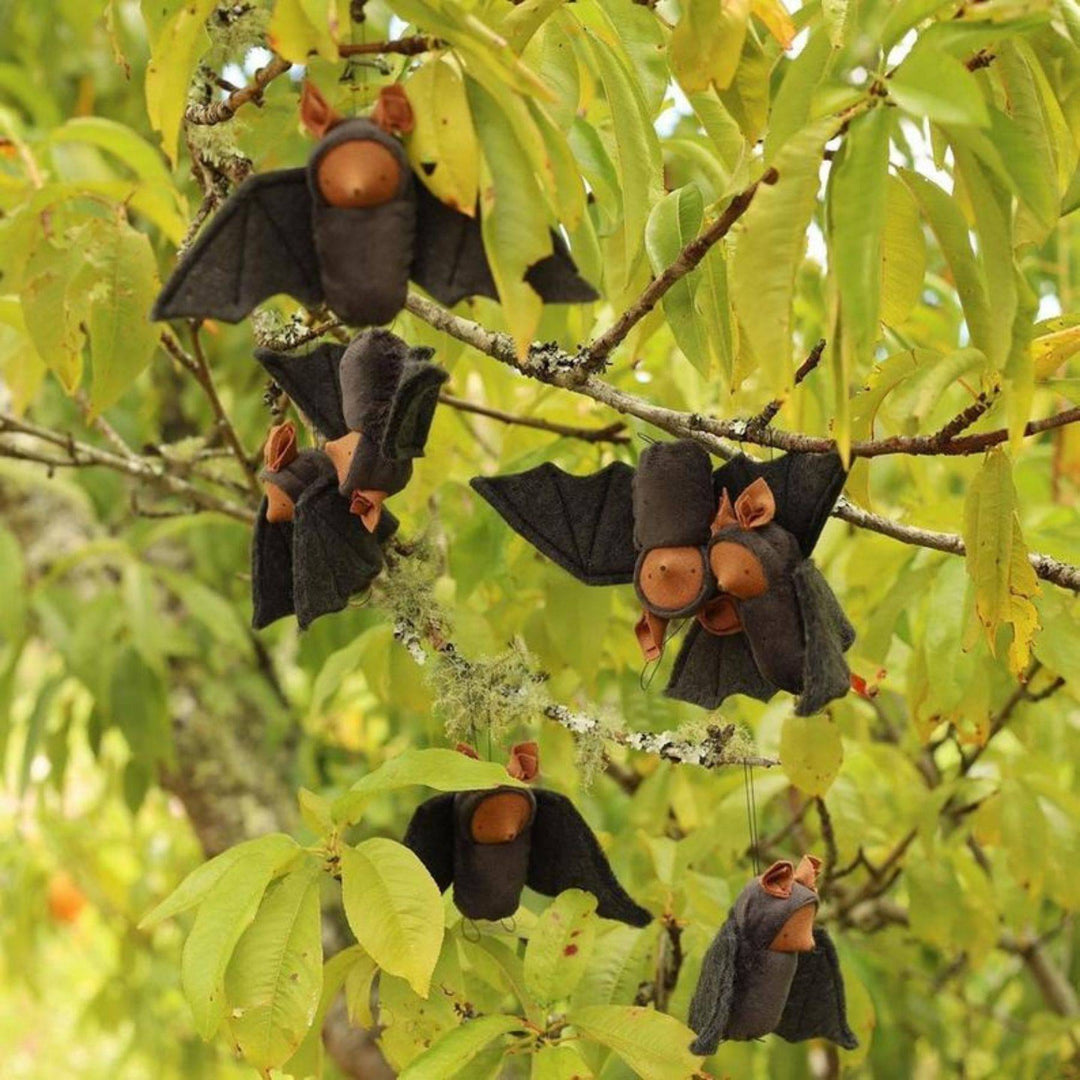 Felted Baby Bats | Kids Halloween Gifts | Ornaments in Trees - Bella Luna Toys