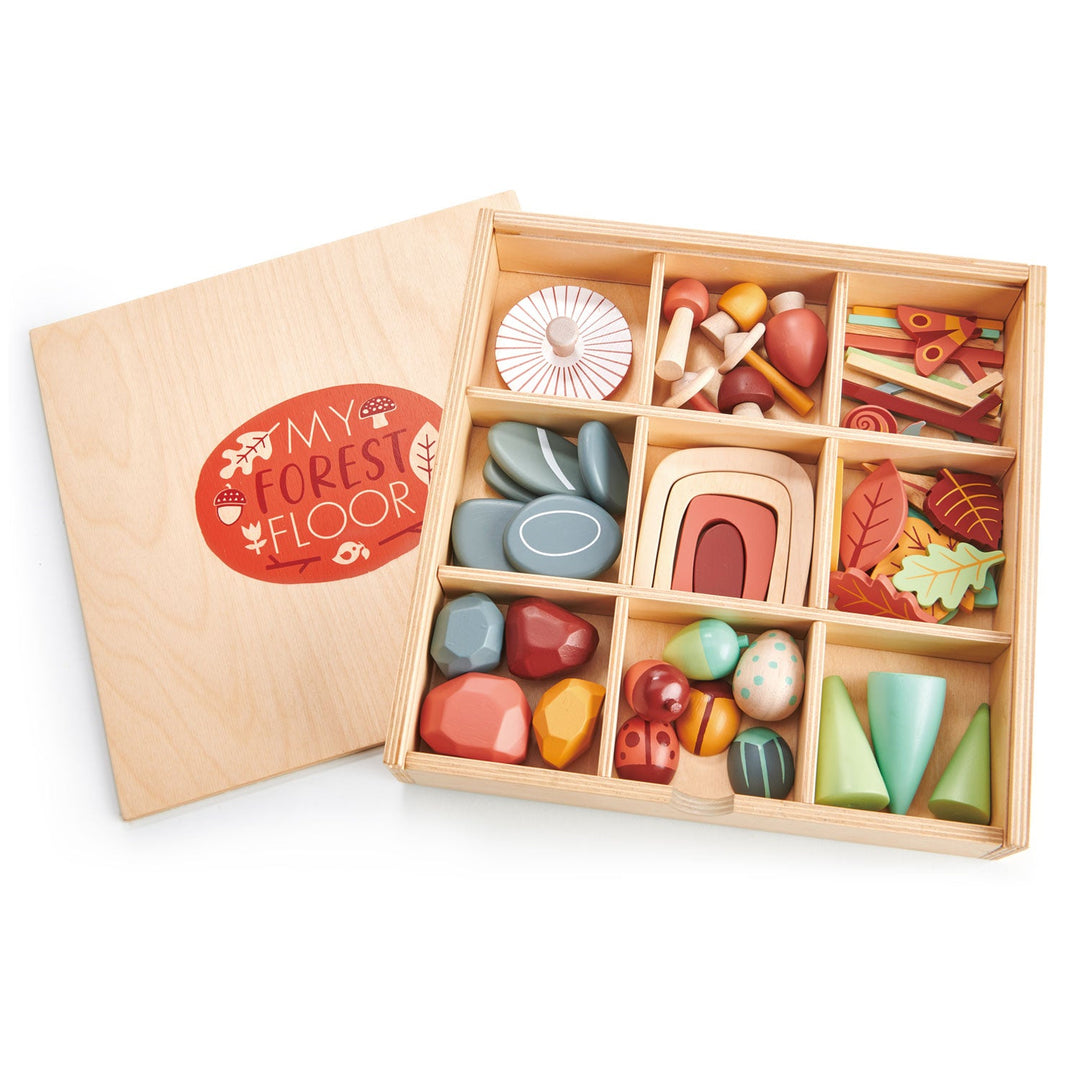 Tender Leaf Toys- My Forest Floor Wooden Play Set- Bella Luna Toys