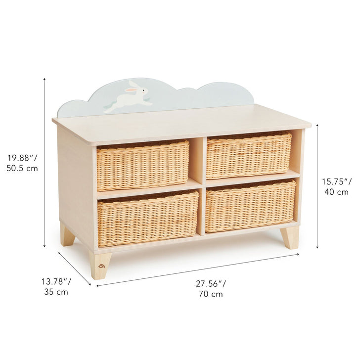 Tender Leaf - Bunny Storage Unit - Bella Luna Toys