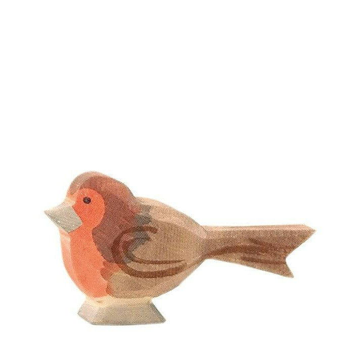 Ostheimer Robin Redbreast-wooden figure-Bella Luna Toys
