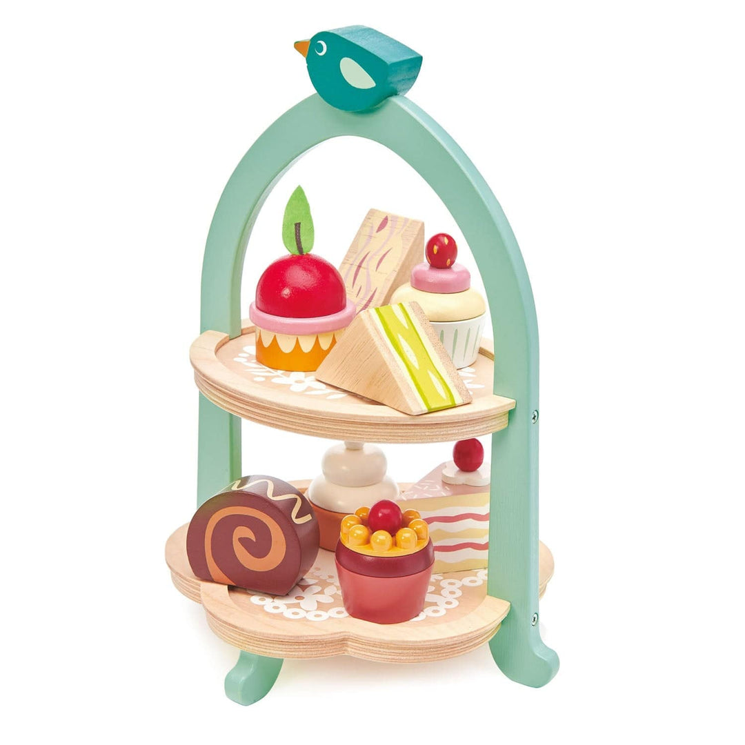 Tender Leaf Toys - Wooden Afternoon Tea Stand - Bella Luna Toys